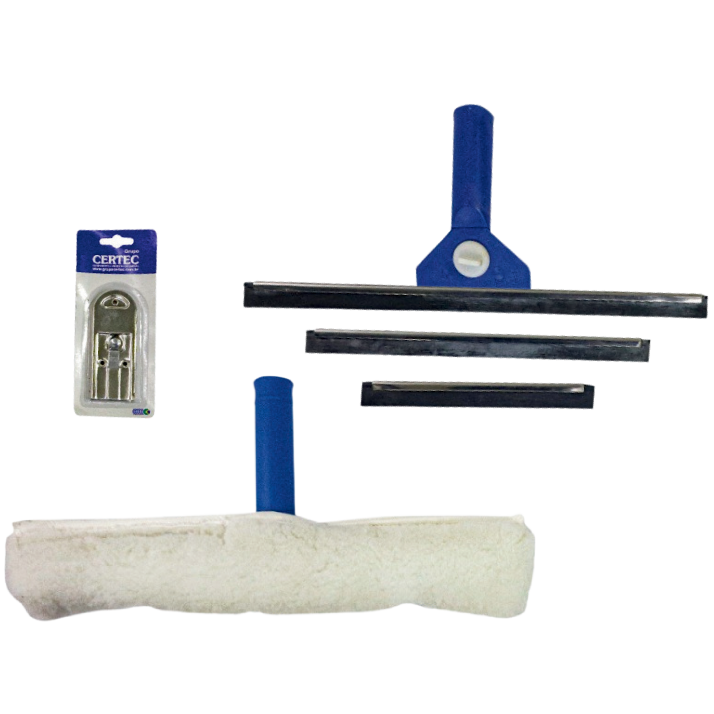 Mini kit para limpeza de vidros